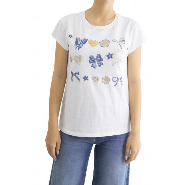t shirt con fiocchi 